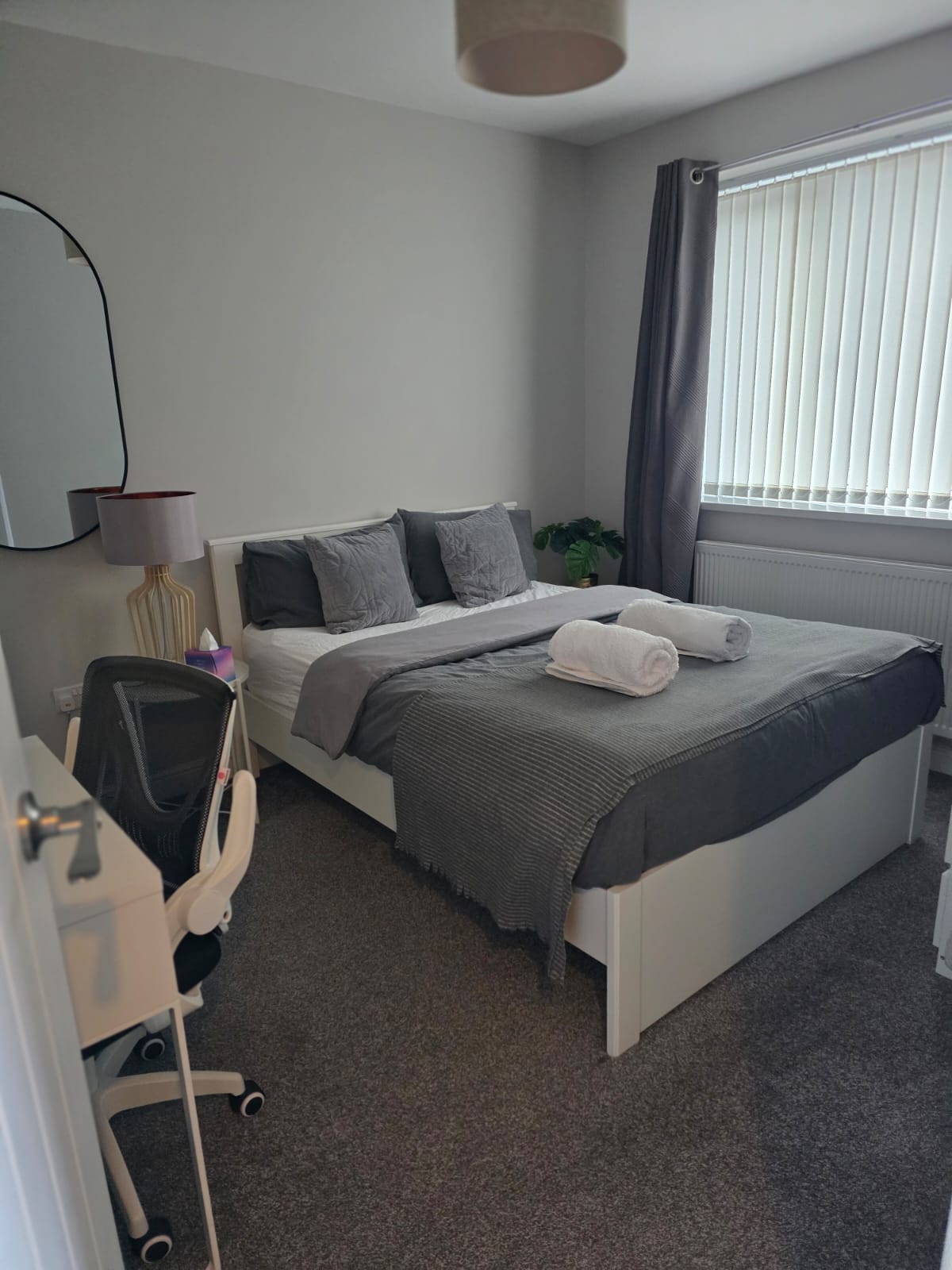 Clean and tidy bedroom ready for guests